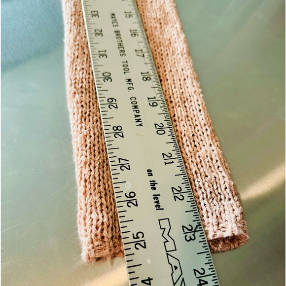 Nordstrom Easel Sweater Knit Light Weight LS Color Block Pink/Gray SZ Medium NEW - Picture 14 of 15